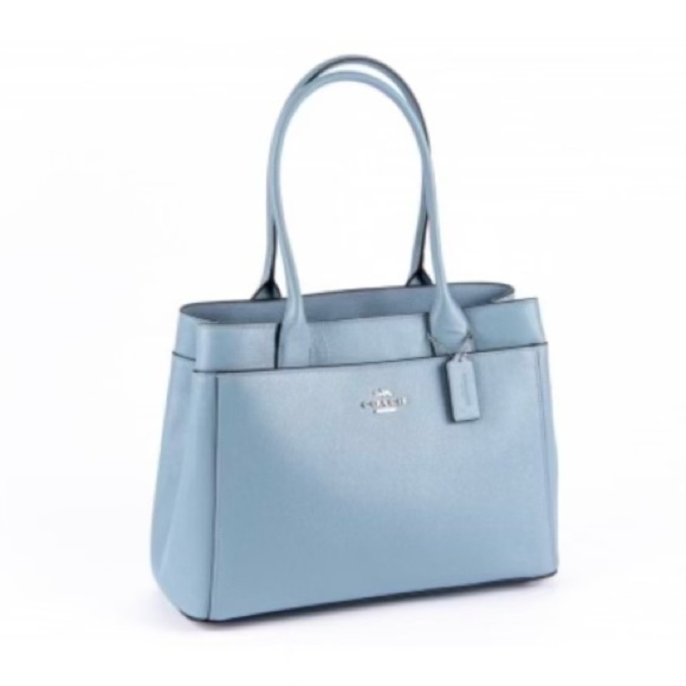 NWT Beautiful Coach Blue Tote